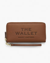 The Leather Continental Wallet Argan Oil - Marc Jacobs