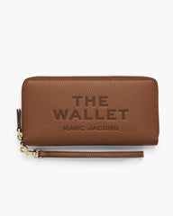 The Leather Continental Wallet Argan Oil - Marc Jacobs