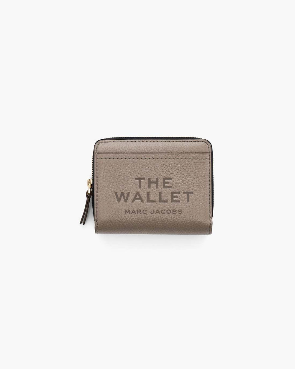 The Leather Mini Compact Wallet Cement - Marc Jacobs