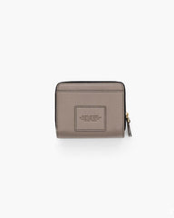 The Leather Mini Compact Wallet Cement - Marc Jacobs