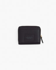 The Leather Mini Compact Wallet Black - Marc Jacobs