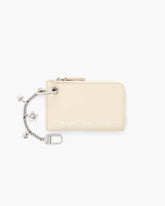 The Top Zip Charm Wallet Cloud White - Marc Jacobs