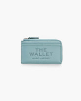The Leather Top Zip Multi Wallet Sky Blue - Marc Jacobs