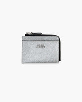 The Coated Glitter Everyday Top Zip Wallet Silver - Marc Jacobs