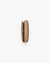 The Leather Mini Compact Wallet Camel - Marc Jacobs