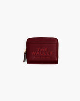 The Leather Mini Compact Wallet Cherry - Marc Jacobs