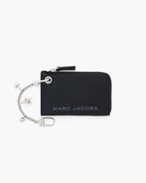 The Top Zip Charm Wallet Black - Marc Jacobs