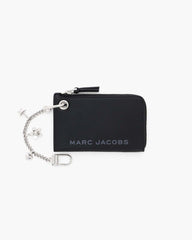 The Top Zip Charm Wallet Black - Marc Jacobs