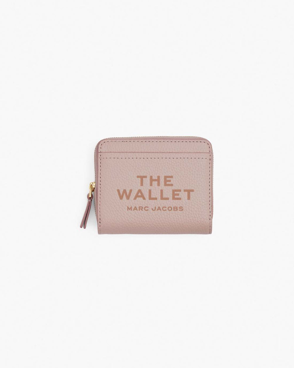 The Leather Mini Compact Wallet Rose - Marc Jacobs