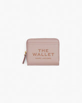 The Leather Mini Compact Wallet Rose - Marc Jacobs