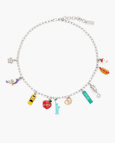 The City Charm Necklace New York Silver/Multi - Marc Jacobs