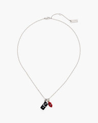 The Trinket Pendant Necklace Silver/Multi - Marc Jacobs