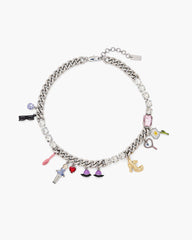 The Dollhouse Charm Necklace Silver/Multi - Marc Jacobs