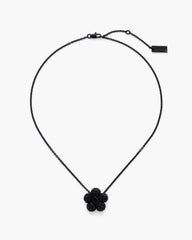 The Daisy Pave Necklace Black/Black Crystal - Marc Jacobs