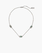 The J Marc Luxe Station Necklace Silver/Crystal - Marc Jacobs