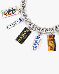 The Cities License Plate Charm Bracelet Silver/Multi - Marc Jacobs