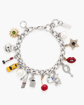The Trinket Charm Bracelet Silver/Multi - Marc Jacobs