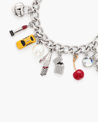 The Trinket Charm Bracelet Silver/Multi - Marc Jacobs