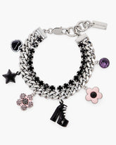 The Mini Icon Dot Charm Bracelet Silver/Multi - Marc Jacobs