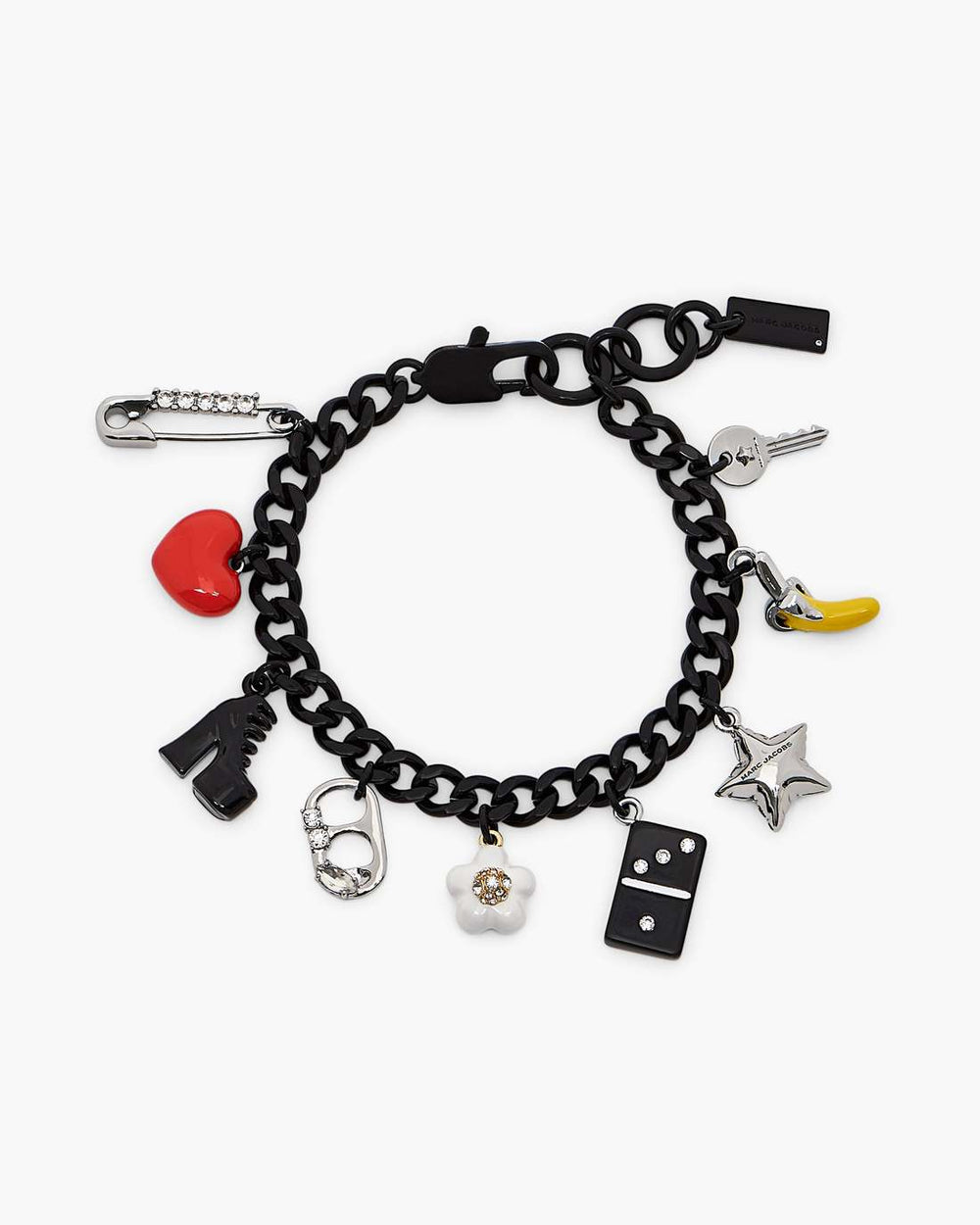 The Collector Charm Bracelet Black Multi - Marc Jacobs