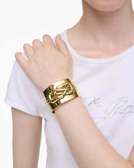 The Dual Statement Cuff Bracelet Gold - Marc Jacobs