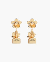 The Mini Icon Daisy Earrings Gold - Marc Jacobs