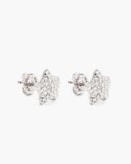 The Star Pave Stud Earrings Silver/Crystal - Marc Jacobs