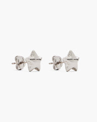 The Star Balloon Stud Earrings Light Antique Silver - Marc Jacobs