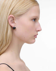 The Heart Balloon Pave Earrings Black/Black Crystal - Marc Jacobs