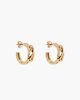 The Dual Hoop Earrings Gold - Marc Jacobs