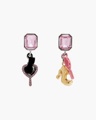 The Dollhouse Charm Earrings Silver/Multi - Marc Jacobs