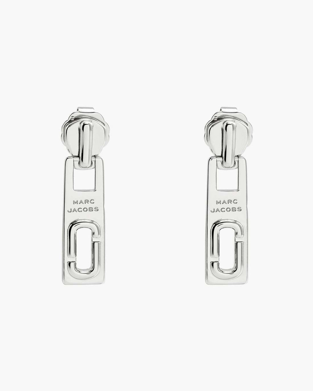J Marc Zipper Earrings Silver - Marc Jacobs