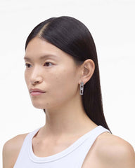 J Marc Zipper Earrings Silver - Marc Jacobs