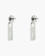J Marc Zipper Earrings Silver - Marc Jacobs