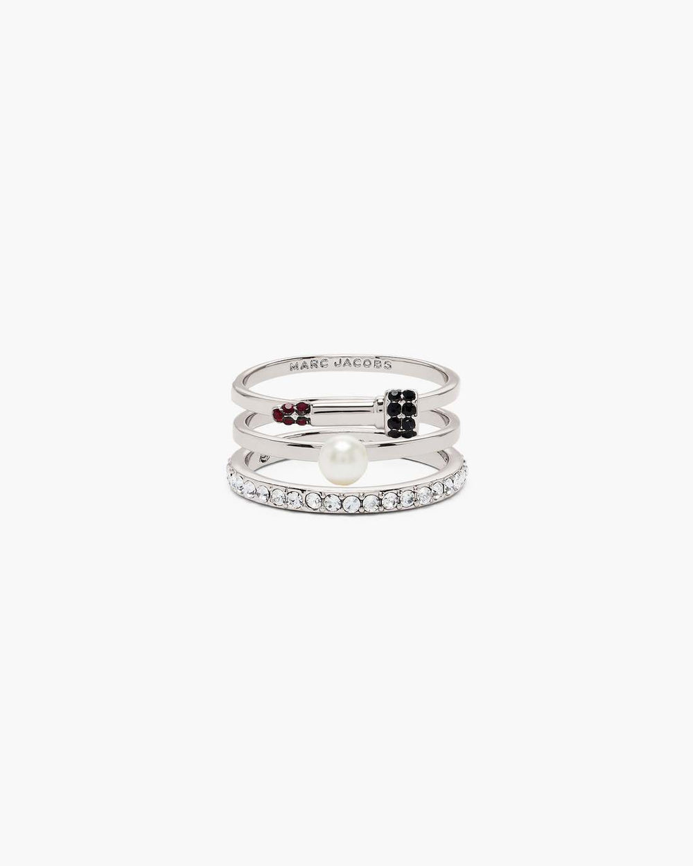 The Rouge Ring Set Silver/Multi - Marc Jacobs