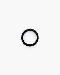 The Monogram Pave Ring Black/Black Crystal - Marc Jacobs