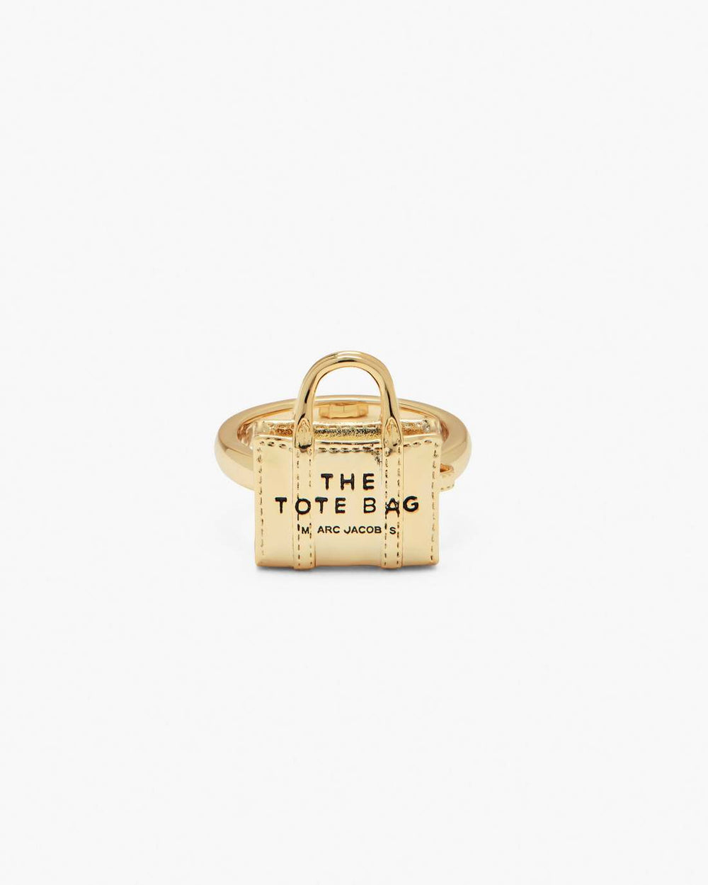 The Tote Bag Ring Light Antique Gold - Marc Jacobs