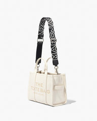 The Outline Logo Webbing Strap Black/Silver - Marc Jacobs