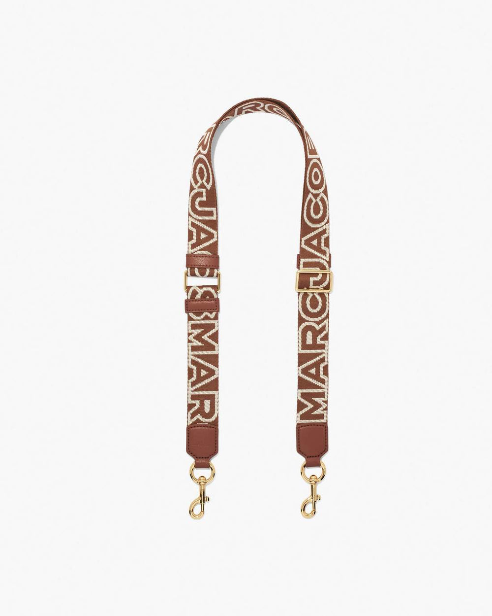 The Thin Outline Logo Webbing Strap Argan Oil Multi - Marc Jacobs