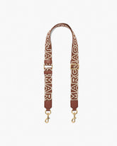 The Thin Outline Logo Webbing Strap Argan Oil Multi - Marc Jacobs