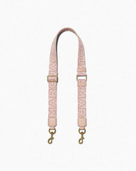 The Thin Outline Logo Webbing Strap Rose Multi - Marc Jacobs