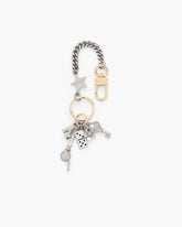The Domino Effect Bag Charm Nickel - Marc Jacobs