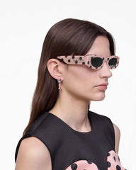 The Oval Sunglasses Peach Multi - Marc Jacobs