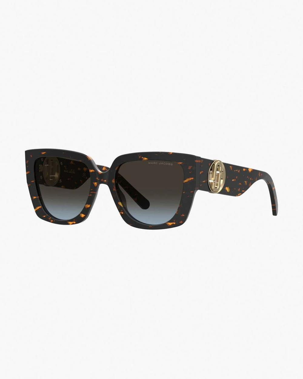 The J Marc Square Cutout Sunglasses Havana - Marc Jacobs