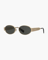 The Classic Logo Round Sunglasses Black/Gold - Marc Jacobs