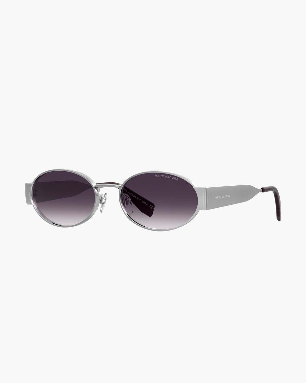 The Classic Logo Round Sunglasses Silver - Marc Jacobs