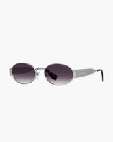 The Classic Logo Round Sunglasses Silver - Marc Jacobs