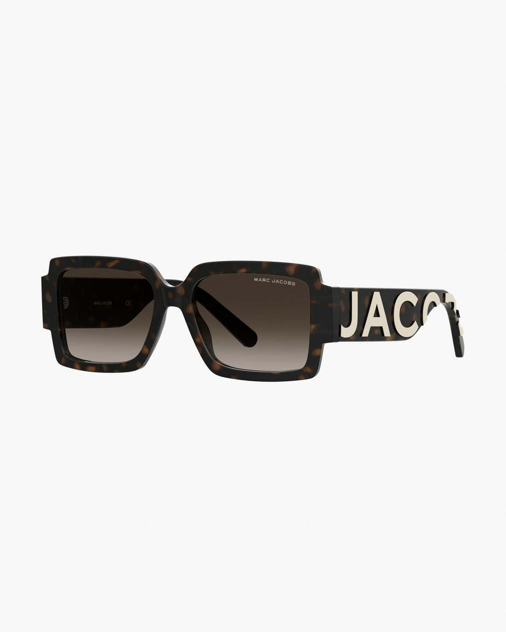 The Bold Logo Square Sunglasses Havana - Marc Jacobs