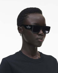 The Square Sunglasses Black - Marc Jacobs