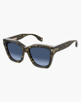 Icon Edge Oversized Square Sunglasses Havana - Marc Jacobs